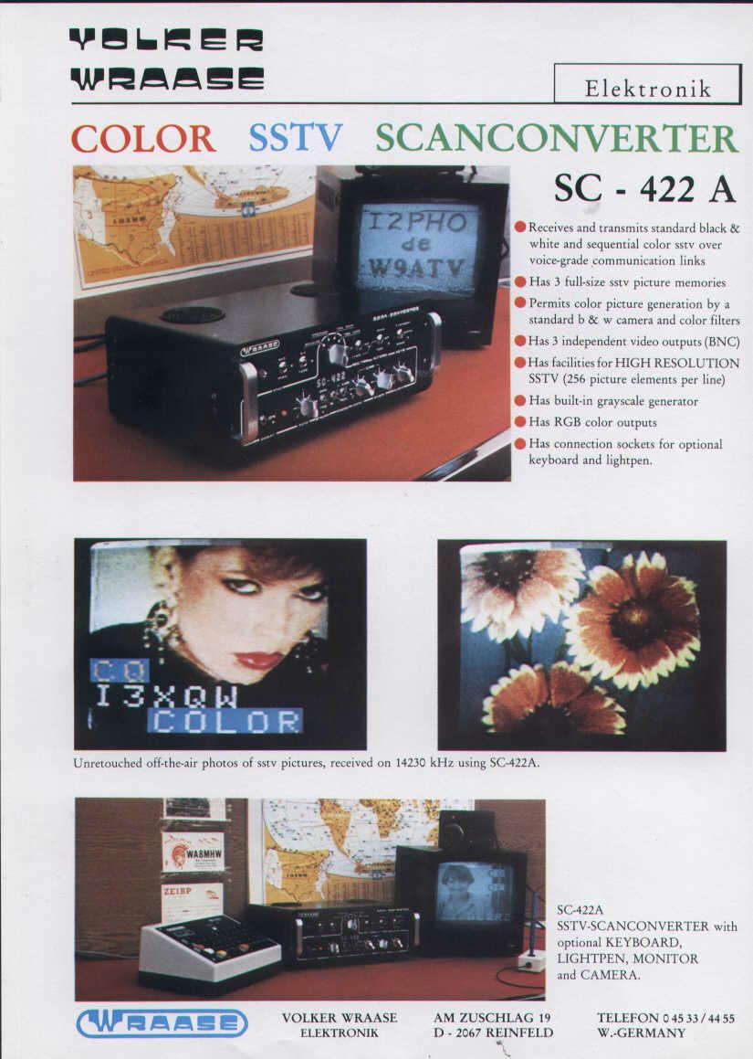 WRAASE electronic SC-422A SSTV-Converter